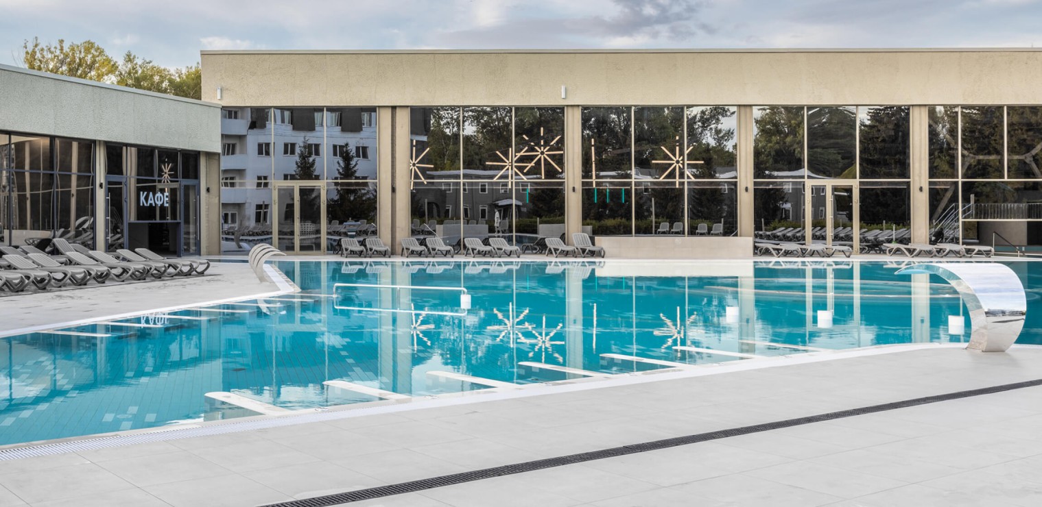 Переливной бассейн 26*22,5 м